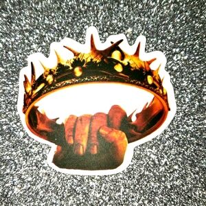 10/$10 GAME OF THRONES waterproof Sticker Crown